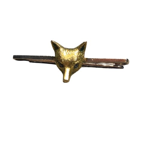 a diamond fox brooch