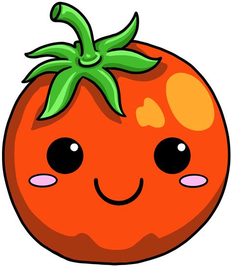 Tomate Vegetal De Dibujos Animados Lindo Colorido 9665823 Png