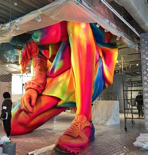 Virgil Abloh And Louis Vuitton Unveil Psychedelic Window Installation