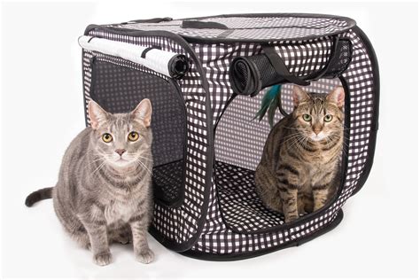 Cat Crate Stress Free Travel Cat Kennel Portable Indoor Outdoor Pet