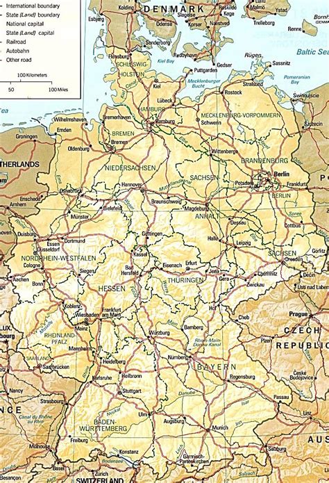 Germany Maps Printable Maps Of Germany For Download