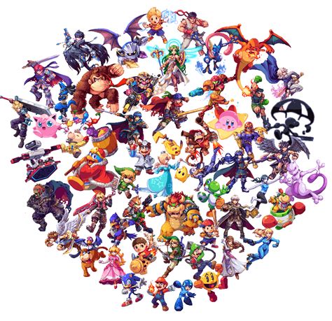 Super Smash Bros 4 Characters In Pixelart Smashbros
