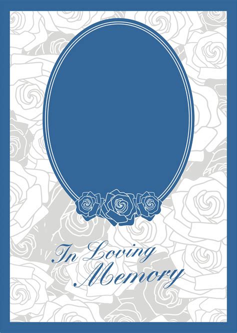 10 Best Printable Memorial Card Templates Pdf For Free At Printablee