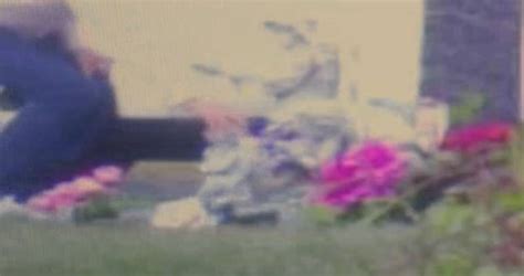 See It Connecticut Woman Caught On Tape Stealing Statue From Gravesite New York Daily News