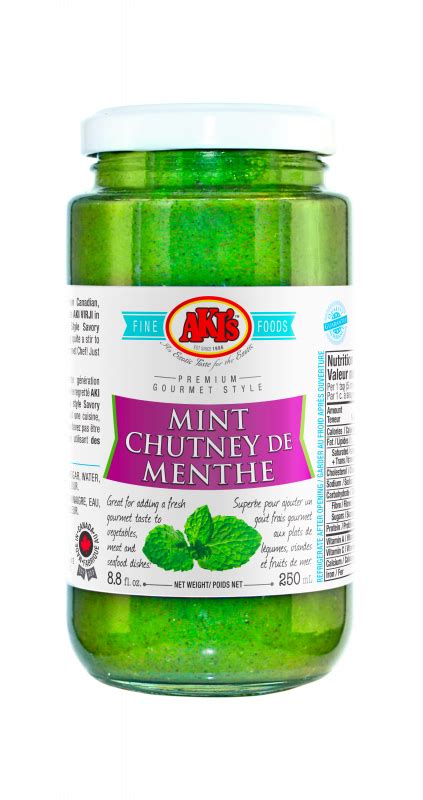Mint Chutney Akis Fine Foods Ltd