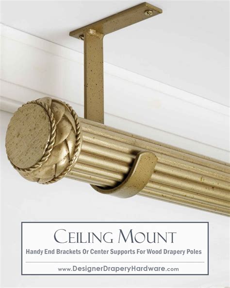 Search ceiling mount curtain hardware. Simple and fast ceiling mount installations for wood ...