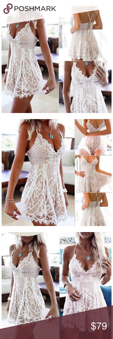 White Lace Beauty Mini Dress Womens Bandage Bodycon Sleeveless Evening Party Cocktail Club
