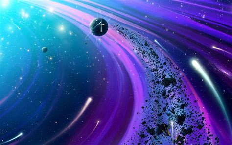 Stars Galaxies Planets Deviantart Atom Space Art Wallpapers Hd