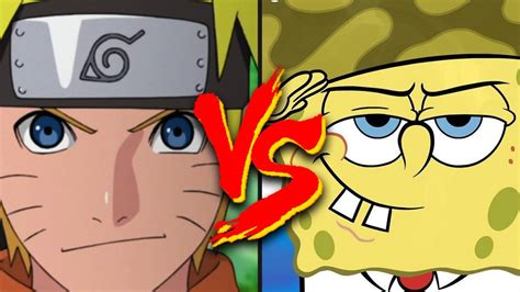 Naruto Vs Spongebob Squarepants Youtube