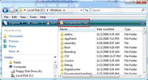 Filesystems Windows 7 Sub Folders Hidden In Program Files Directory