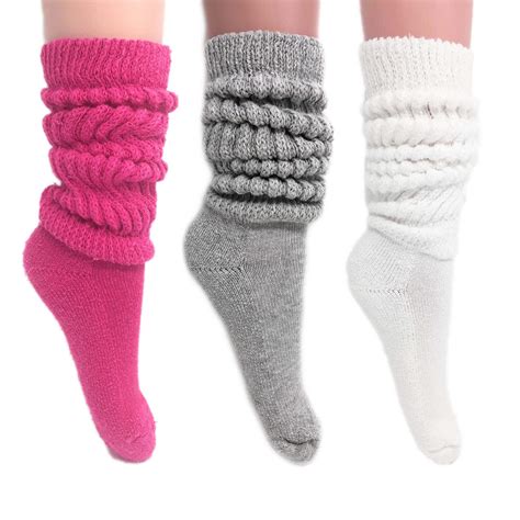Slouch Socks For Women Long And Heavy Size 9 11 3 Pairs Etsy Australia