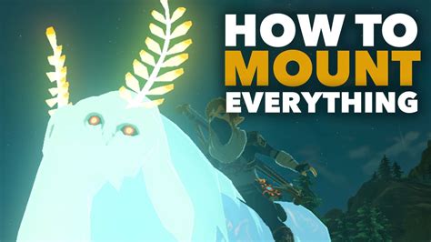 Every Animal You Can Mount In Zelda Breath Of The Wild