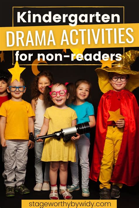 Kindergarten Drama Activities Guided Role Play Stageworthy By Widy