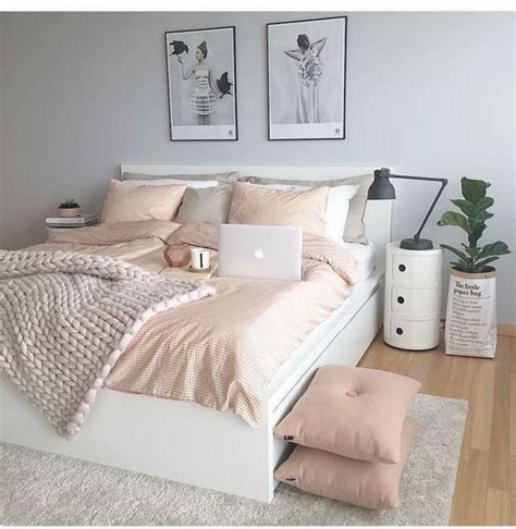 42 Chic Pink And Grey Bedroom Decorating Ideas For Comfy Bedroom