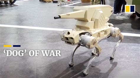 This Chinese Made Robot Dog Is A Combat Specialist Youtube