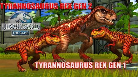 Tyrannosaurus Rex Gen 2 Full 40 Levels When Breeding Jurassic World