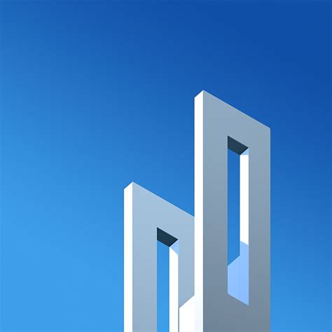 Hd Wallpaper Blue Sky Architecture Stock Minimal Htc U11 Plus