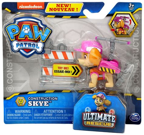 Paw Patrol Ultimate Rescue Construction Skye Figure Spin Master Toywiz
