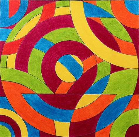Frank Stella Abstract Geometric Art