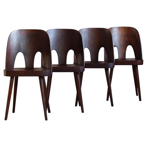 Set Of 6 Chairs By Oswald Haerdtl Beech Veneer Oil Finish At 1stdibs