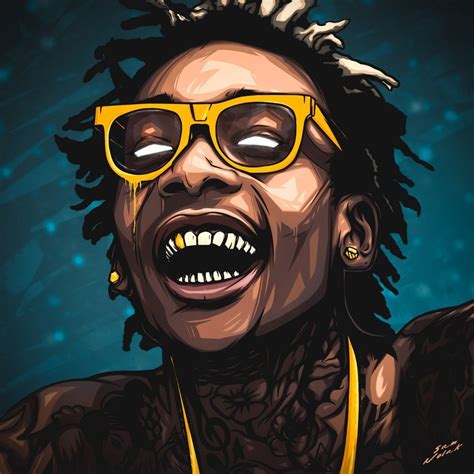 Wiz Khalifa Smoking Drawing