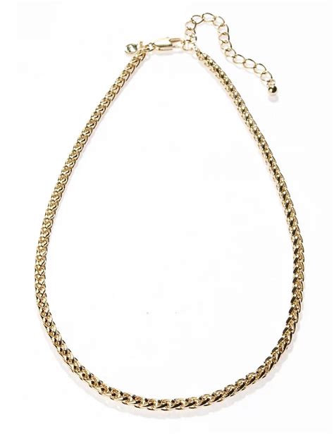 Gold Plated Chain Necklace Mands Collection Mands