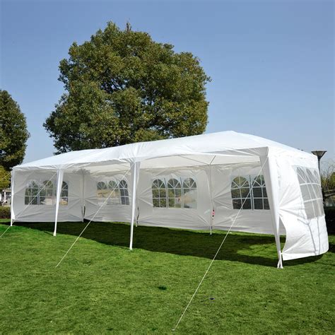 With some camouflage, it makes for a decent hideout. 10′ x 30′ Gazebo Canopy Party Tent Wedding Tent w/ 5 ...