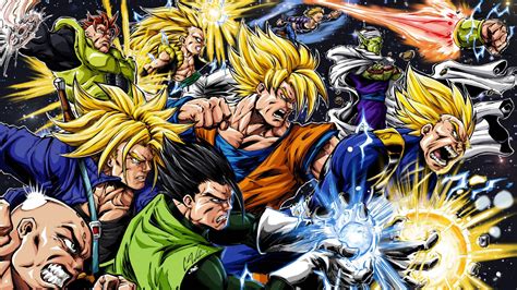 Looking for the best wallpapers? Free download Dragon Ball Z Fighting Characters Artwork ...
