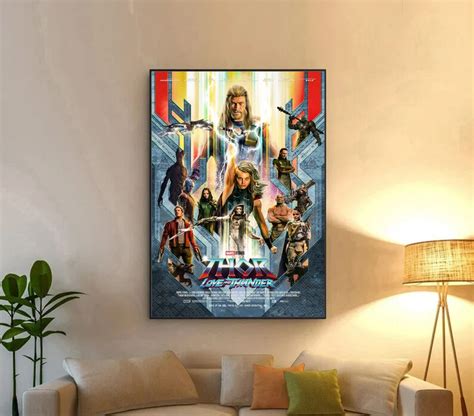 Marvel Thor Love And Thunder Wall Art Decor Poster Canvas Kaiteez