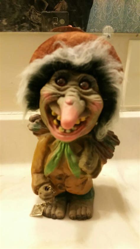 Western Germany Bobble Head Troll Scandinavian Folk Art Concept Board