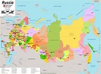 Map Of Russia With Cities | Map Of The World