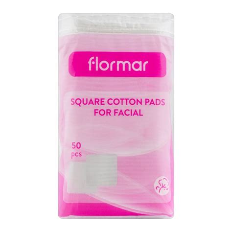 Order Flormar Square Cotton Pads 50 Pack Online At Best Price In