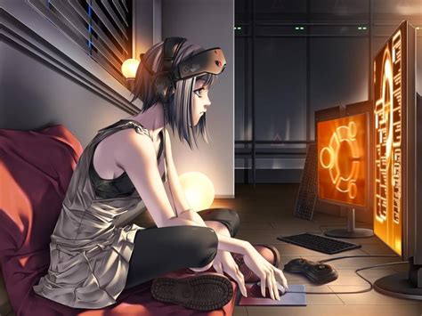 Wallpaper Digital Art Anime Girls Computer Comics