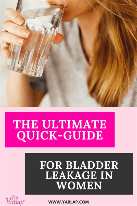 Guide Bladder Leakage In Women Drink Water Yarlap Medical