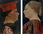 BEMBO, Bonifazio Portraits of Francesco Sforza and Bianca Maria Sforza ...