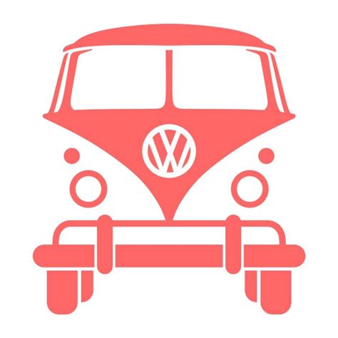 Volkswagen Bus Van Cuttable Design Png Dxf Svg And Eps File For Etsy In