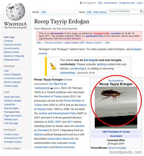 10 Of The Funniest Wikipedia Edits By Internet Vandals Bored Panda