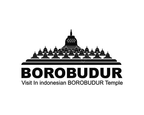 Borobudur Temple Vector Hd Png Images Borobudur Is Indonesian Temple