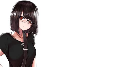 Anime Girl Hair Black Wallpapers Wallpaper Cave