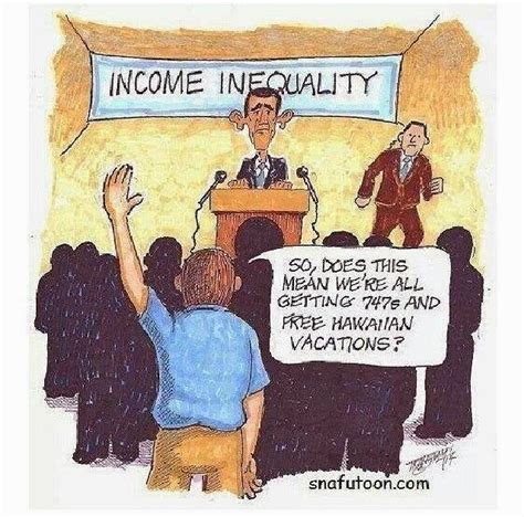 Cartoon Of The Day Income Inequality Common Sense Evaluation