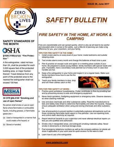 Safety Bulletin Board Background