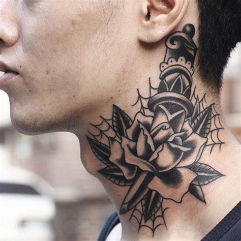 Mens Hairstyles Now Best Neck Tattoos Neck Tattoo Side Neck Tattoo