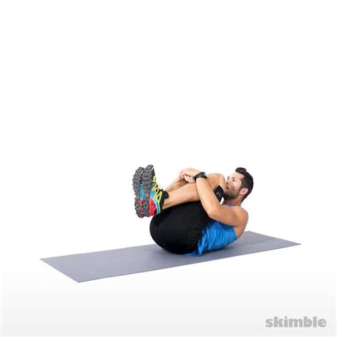 Knee Hug Exercise How To Workout Trainer By Skimble