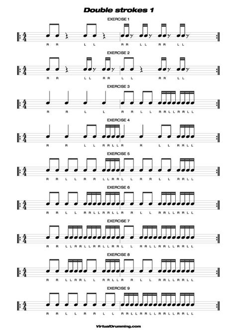 Snare Drum Lessons For Beginners Printable Sheet Music Pdf Drum