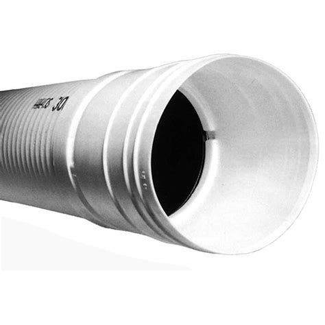 4 In X 10 Ft Triplewall Pipe Solid 4550010 The Home Depot