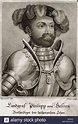 Download this stock image: Philip I of Hesse, The magnanimous, 13.11. ...