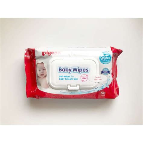 Jual Pigeon Pure Water Flip Top Baby Wipes 50 Sheets Di Seller