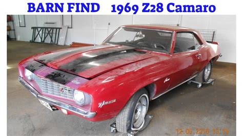 1969 Z28 Camaro Barn Find Being Restored Survivor Car Youtube