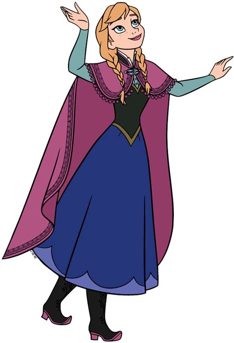 Anna Clip Art Images From Disney S Frozen Disney Clip Art Galore