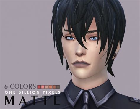 Matte Lipstick For Males At One Billion Pixels Sims 4 Updates